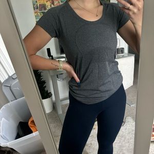 Grey Lululemon Active Tee